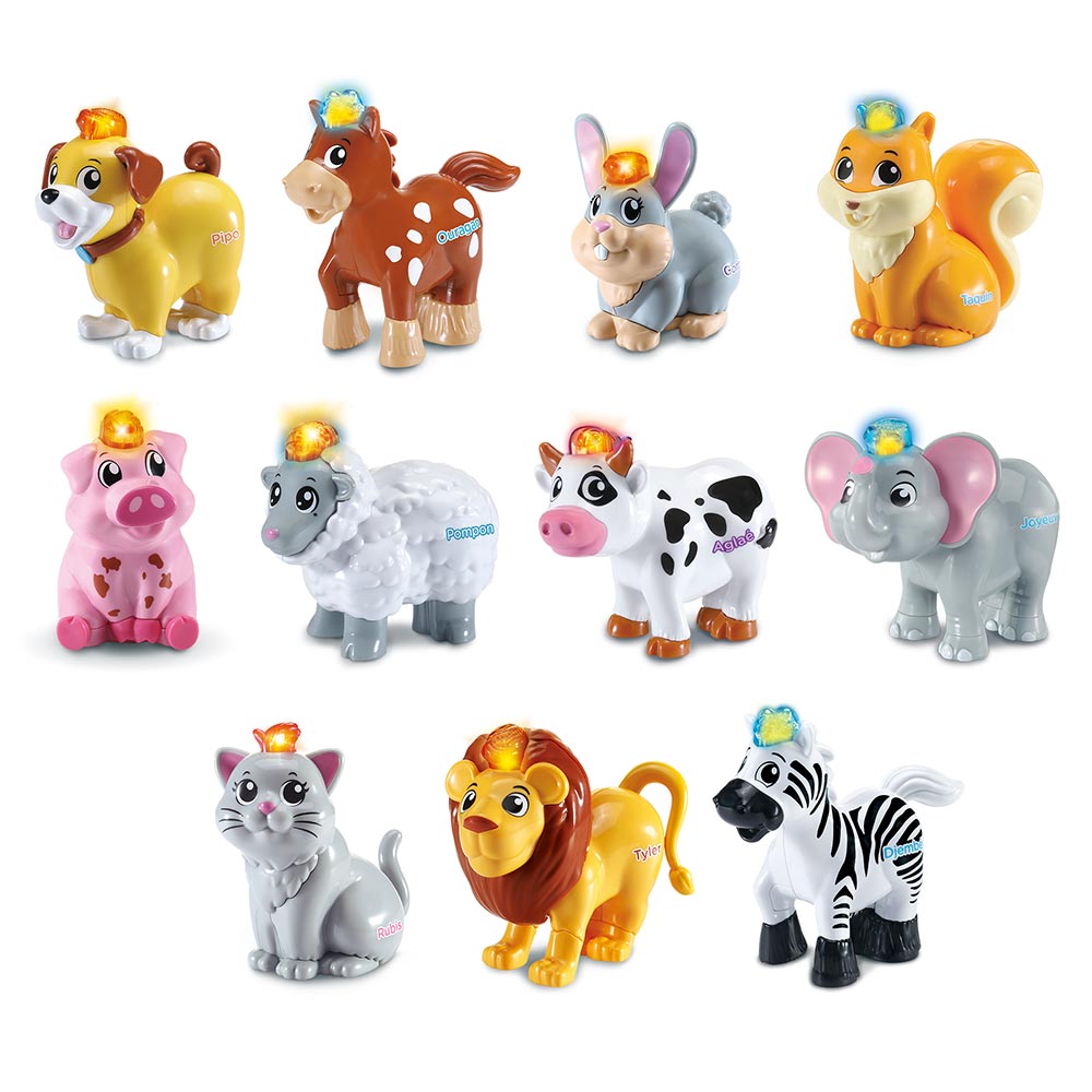 Enfants Cadeaux Puzzles en bois Jouets pour tout-petits Cadeaux Pour 1 2 3  ans Garçons Filles, 1 Pack Animal, tout-petit Jouet sensoriel