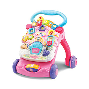 VTech - Trotteur bébé - Super Trotteur parlant 2 en 1 rose