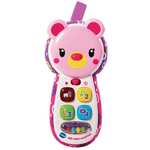 Allo Bebe Surprises Rose Telephone Portable Pour Bebe Vtech
