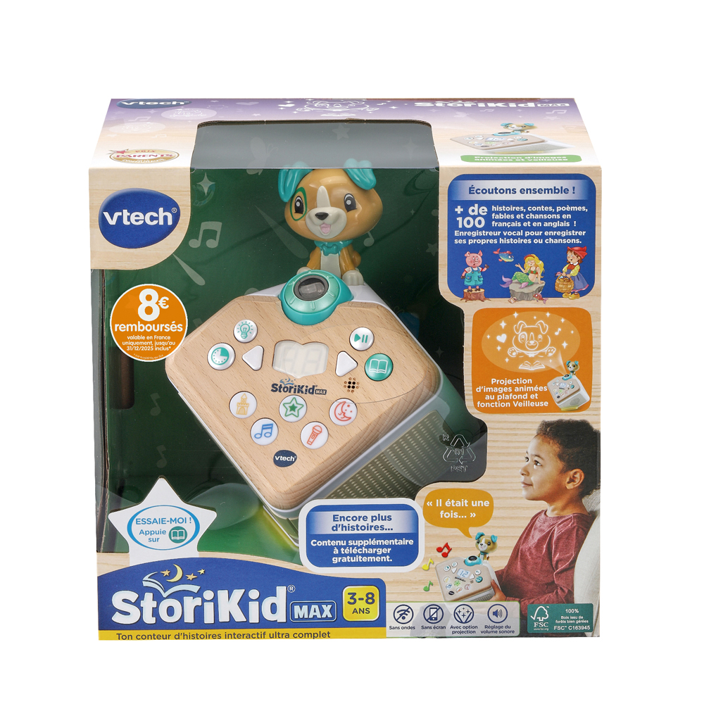 VTech - StoriKid MAX, la boîte à histoires interactive des enfants