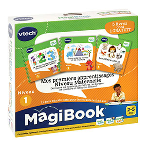 VTech - MagiBook, Pack 3 Livres Educatifs Mes Ap…