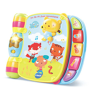 Livre Interactif Do Re Mi Super Livre Enchante Bleu Vtech Livre Interactif Do Re Mi Super Livre Enchante Bleu Vtech