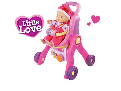 Little love ma poussette shop 3 en 1 interactive