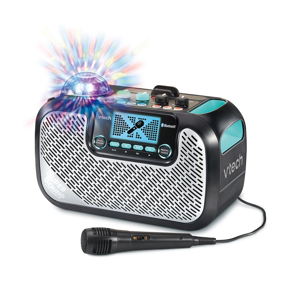 VTech - Enceinte musicale karaoké enfant - SuperSound Karaoke