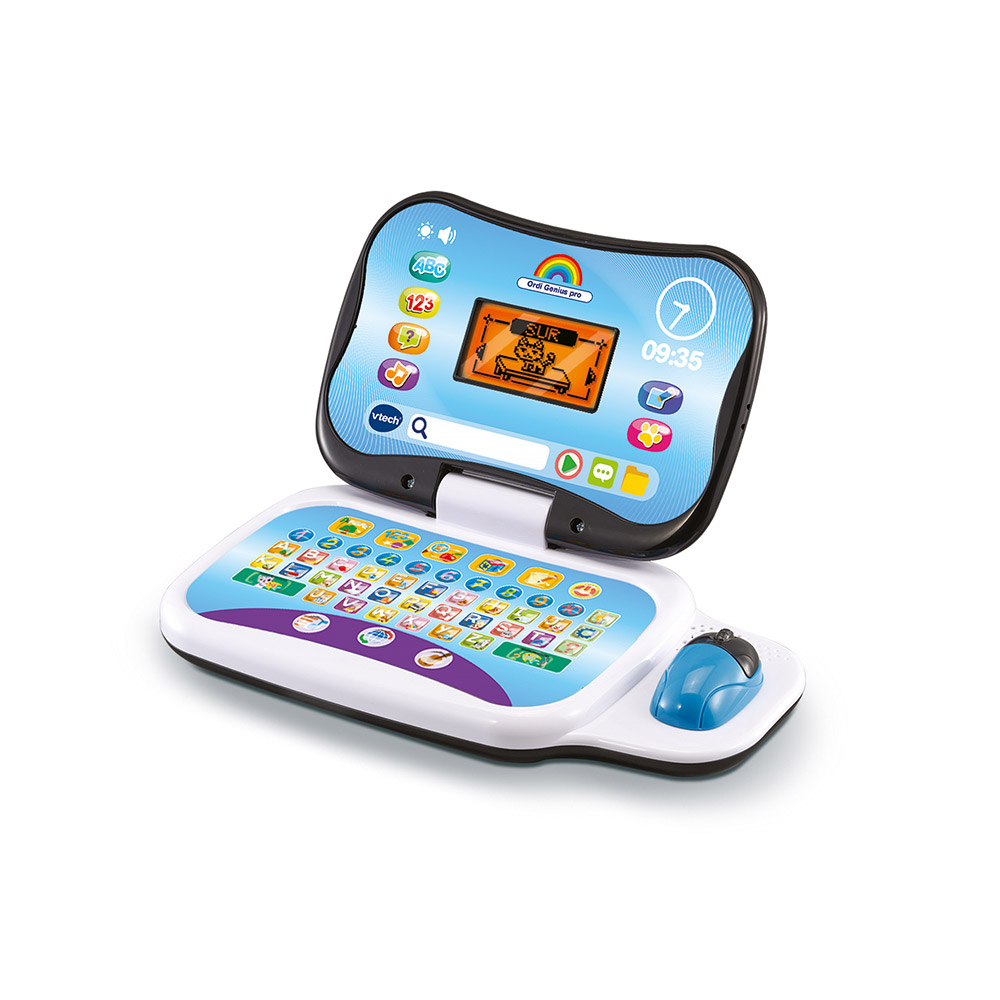 Ordi-Tablette Enfant VTECH Genius XL Color Rose - 2 en 1 avec écran couleur  - Mixte - A partir de 5 ans - Cdiscount Jeux - Jouets