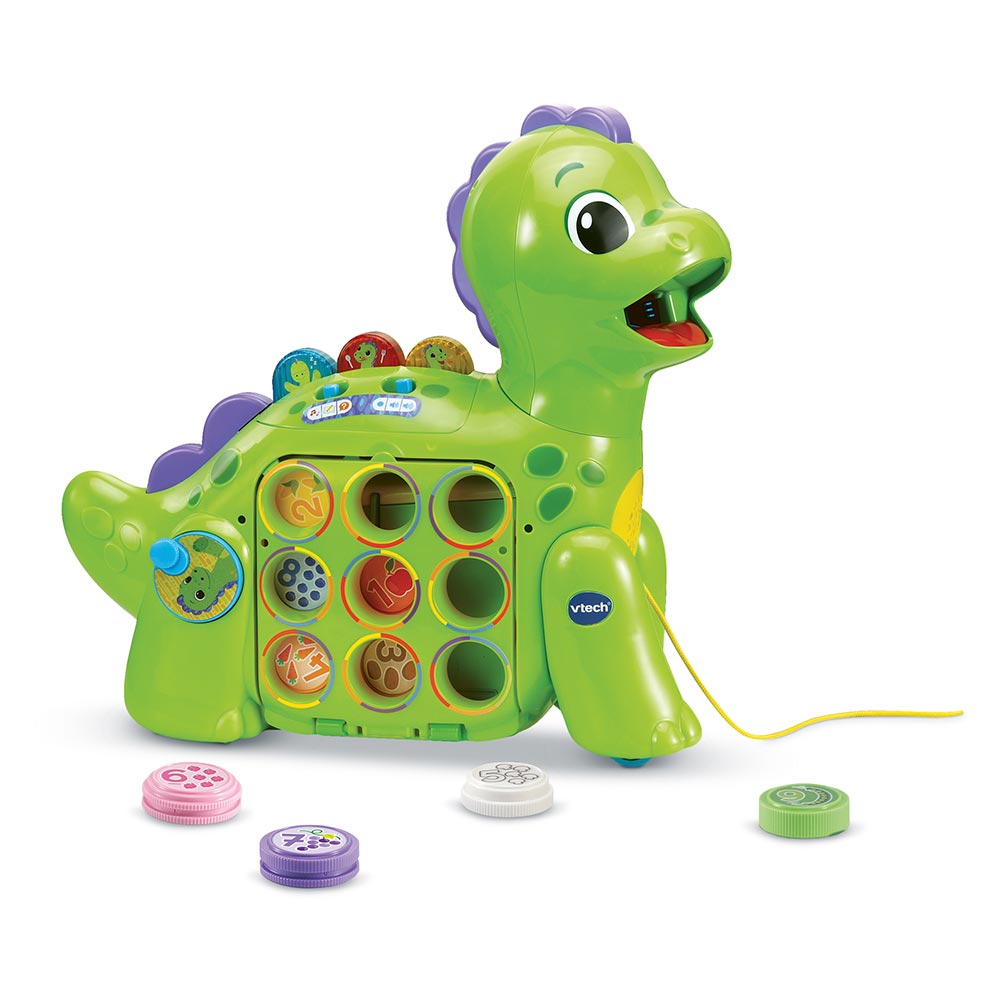 VTech Baby - Dino gourmand interactif - Mon dino apprenti glouton